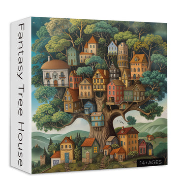 Fantasy Tree House House puzzle 1000 pezzi